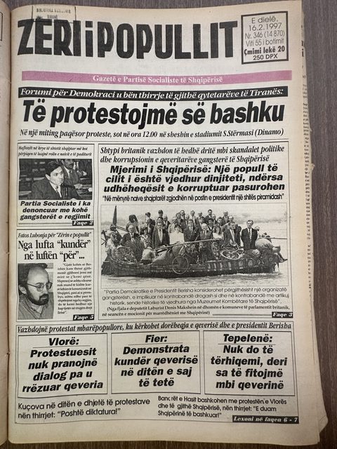 Zëri i Popullit 1997-02-16